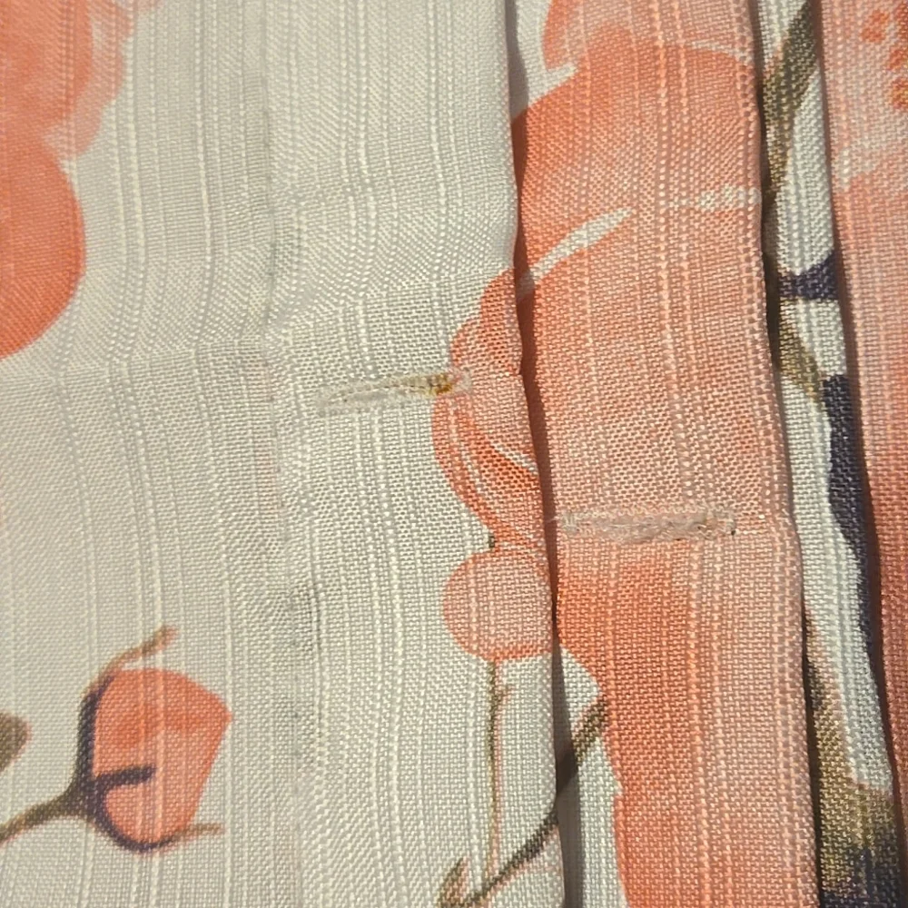 Pink Flower Shower Curtain
